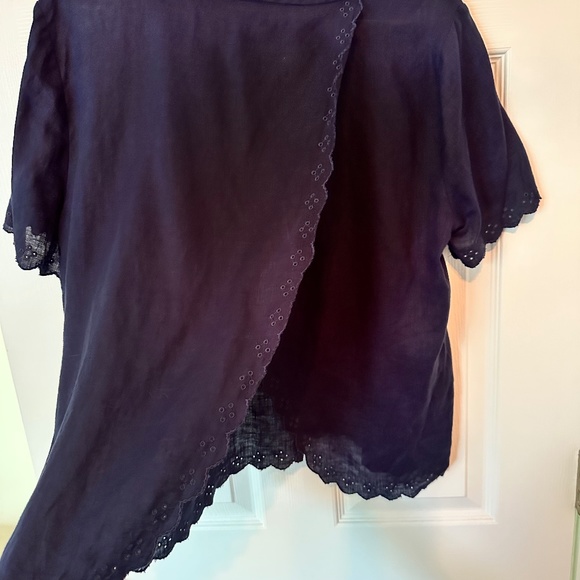 Linen J.Crew Blouse - Picture 3 of 3
